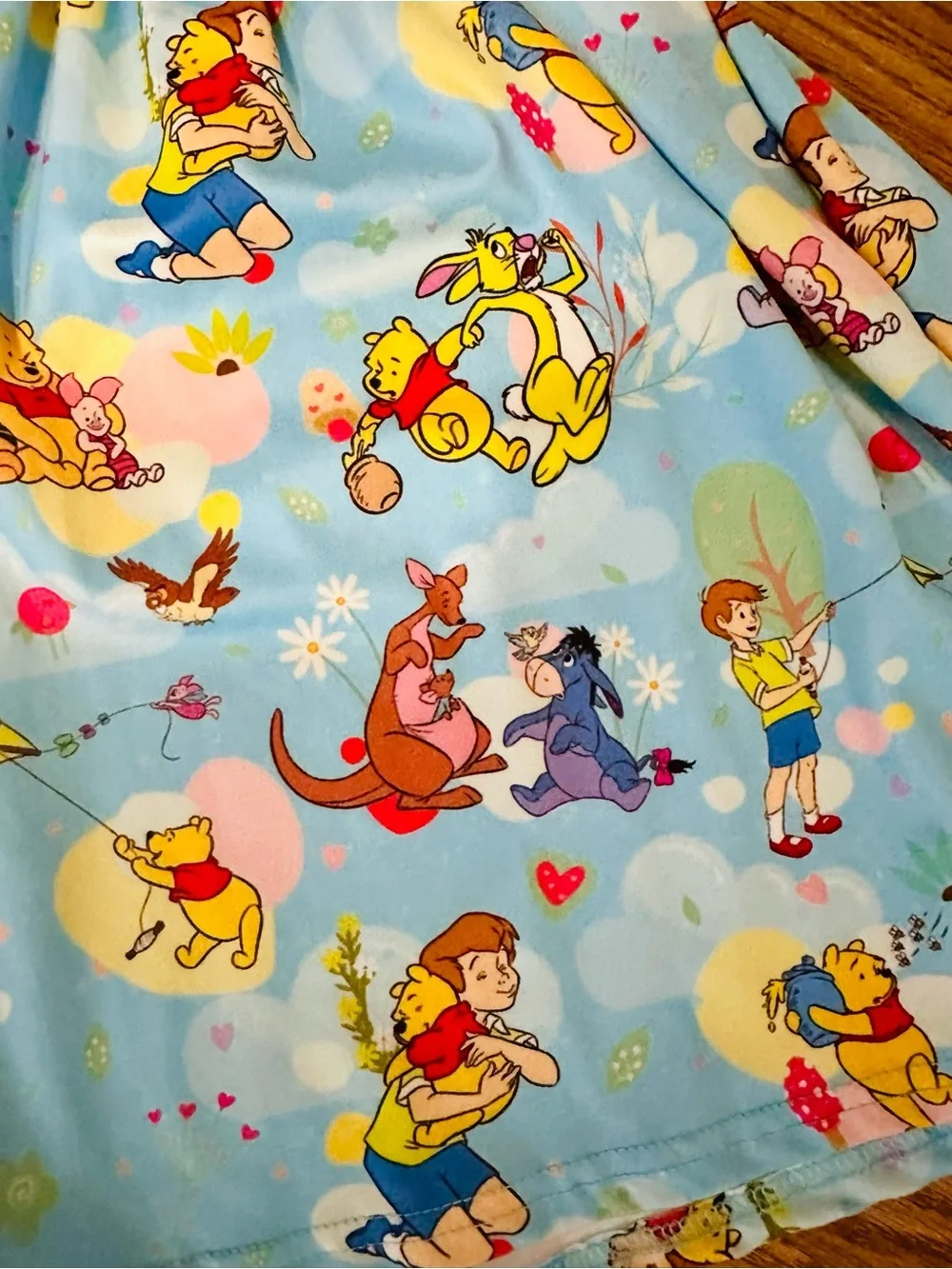 Blue Winnie the Pooh Dress